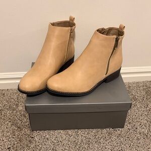Elegant Tan Ankle Booties